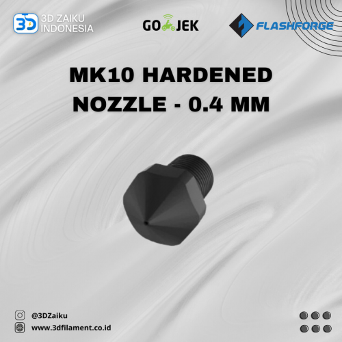 3D Printer Flashforge Creator Pro Inventor MK10 Hardened Nozzle - 0.8 mm
